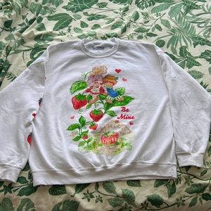 Oversized Strawberry Shortcake Crewneck